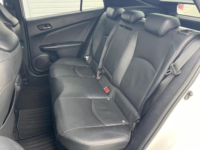 プリウス Aプレミアム ツーリングセレクション 9インチナビ BSM HUD ETC2.0 LEDヘッドライト レザーシート AC100V Rカメラ(37枚目)