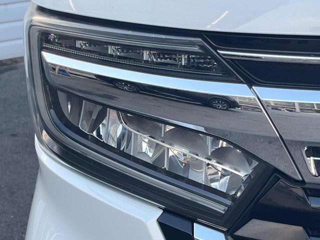 N-BOXカスタム Lターボ 禁煙車 純正9インチナビ ホンダセンシング 両側パワースライドドア レーダークルーズ ETC ドライブレコーダー ハーフレザーシート 革巻きステアリング スマートキー(14枚目)