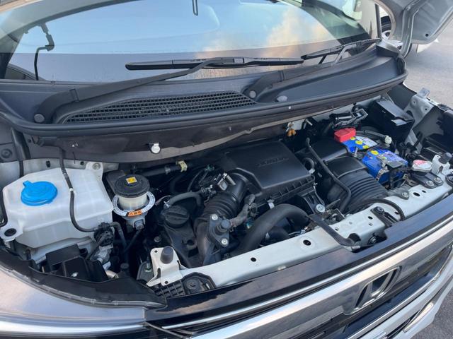 N-BOXカスタム Lターボ 禁煙車 純正9インチナビ ホンダセンシング 両側パワースライドドア レーダークルーズ ETC ドライブレコーダー ハーフレザーシート 革巻きステアリング スマートキー(20枚目)