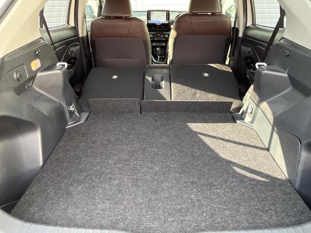 ヤリスクロス ハイブリッドZ 禁煙車 純正ディスプレイオーディオ 衝突軽減 バックカメラ レーダークルーズ ETC ドライブレコーダー シートヒーター パワーバックドア スマートキー ハーフレザーシート 純正アルミホイール(13枚目)