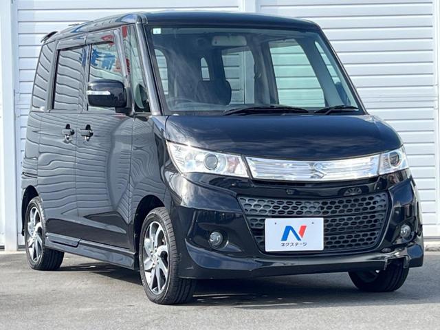 パレットＳＷ ＴＳ　純正ナビ　両側パワースライドドア　ターボ　スマートキー　革巻きステアリング　純正アルミホイール　オートエアコン　ＴＶ（14枚目）