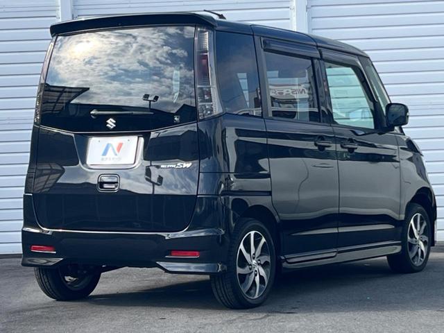 パレットＳＷ ＴＳ　純正ナビ　両側パワースライドドア　ターボ　スマートキー　革巻きステアリング　純正アルミホイール　オートエアコン　ＴＶ（15枚目）