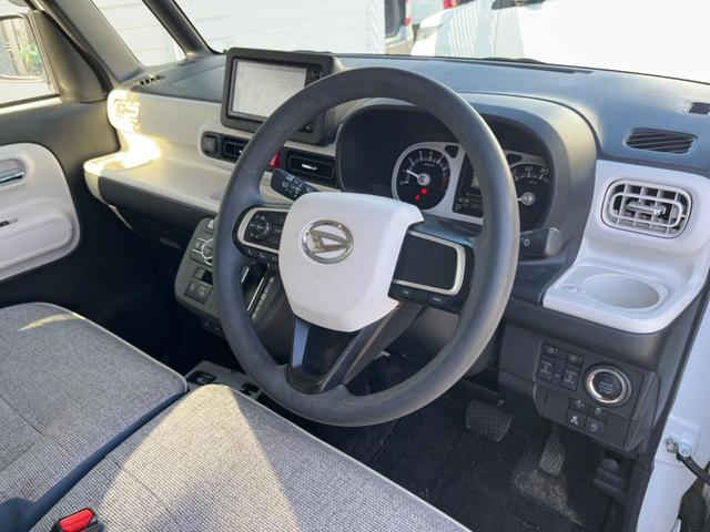 ムーヴキャンバス ストライプスG 禁煙車 ナビ スマートアシスト 全周囲カメラ 両側パワースライドドア ETC アイドリングストップ 前席シートヒーター 電動パーキング PWRモード スマートキー(12枚目)