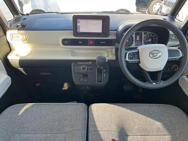 ムーヴキャンバス ストライプスG 禁煙車 ナビ スマートアシスト 全周囲カメラ 両側パワースライドドア ETC アイドリングストップ 前席シートヒーター 電動パーキング PWRモード スマートキー(16枚目)