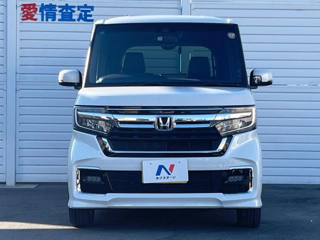 Ｎ－ＢＯＸカスタム Ｌターボ　禁煙車　８インチ純正ナビ　ホンダセンシング　両側パワースライドドア　バックカメラ　レーダークルーズ　ＥＴＣ　ハーフレザーシート　スマートキー　Ｂｌｕｅｔｏｏｔｈ（3枚目）