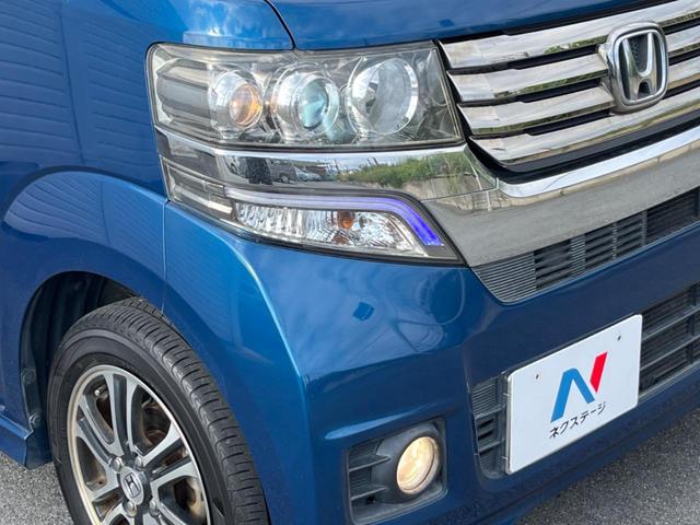 N-BOXカスタム G SSパッケージ 両側電動ドア 純正SDナビ バックカメラ スマートキー HIDヘッド ETC オートライト オートエアコン 純正14インチアルミ Bluetooth CD DVD再生 フルセグ(12枚目)