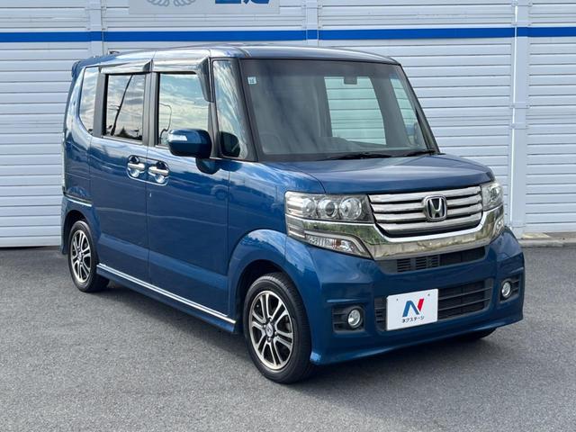 N-BOXカスタム G SSパッケージ 両側電動ドア 純正SDナビ バックカメラ スマートキー HIDヘッド ETC オートライト オートエアコン 純正14インチアルミ Bluetooth CD DVD再生 フルセグ(16枚目)