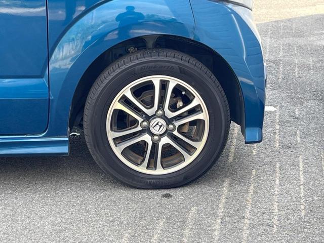 N-BOXカスタム G SSパッケージ 両側電動ドア 純正SDナビ バックカメラ スマートキー HIDヘッド ETC オートライト オートエアコン 純正14インチアルミ Bluetooth CD DVD再生 フルセグ(28枚目)