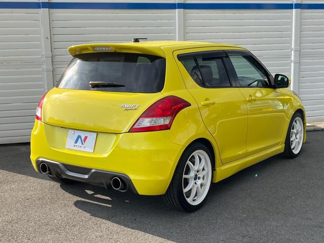 スイフトスポーツ ベースグレード 6MT車 車高調 バックカメラ スマートキー ドラレコ HIDヘッド ETC クルコン オートライト オートエアコン 17インチアルミ CD DVD再生(18枚目)