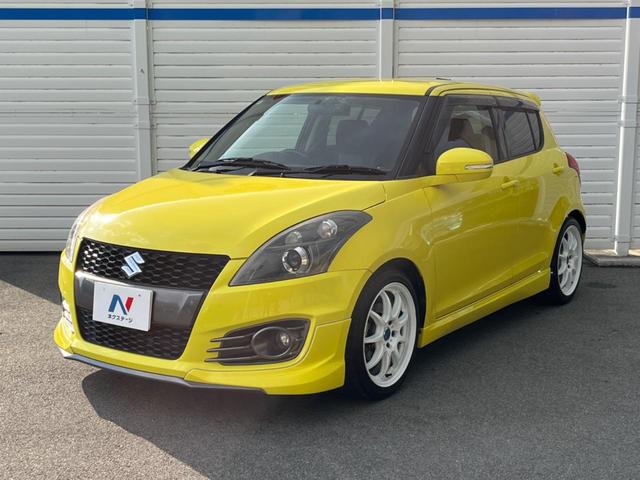 スイフトスポーツ ベースグレード 6MT車 車高調 バックカメラ スマートキー ドラレコ HIDヘッド ETC クルコン オートライト オートエアコン 17インチアルミ CD DVD再生(24枚目)