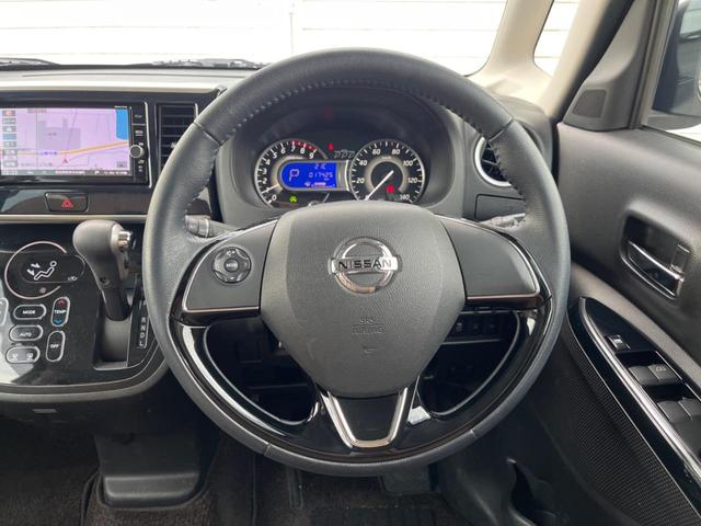 デイズルークス ハイウェイスター　Ｘ　Ｖセレクション　両側電動ドア　全周囲カメラ　衝突被害軽減システム　ハーフレザーシート　スマートキー　ＬＥＤヘッド　ＥＴＣ　純正１５インチアルミ　車線逸脱警報　オートライト　オートエアコン　Ｂｌｕｅｔｏｏｔｈ　ＣＤ（11枚目）