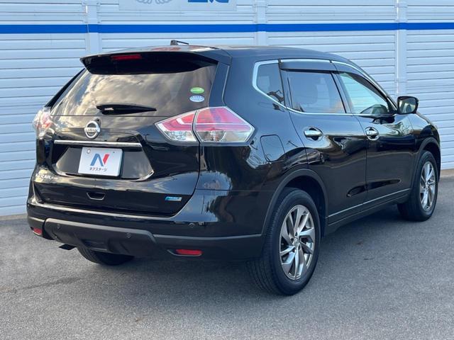 エクストレイル 20Xtt エマージェンシーブレーキパッケージ 純正SDナビ 全周囲カメラ エマージェンシーブレーキ 電動リアゲート スマートキー シートヒーター LEDヘッド ビルトインETC クルコン 純正18インチアルミ オートライト Bluetooth(16枚目)