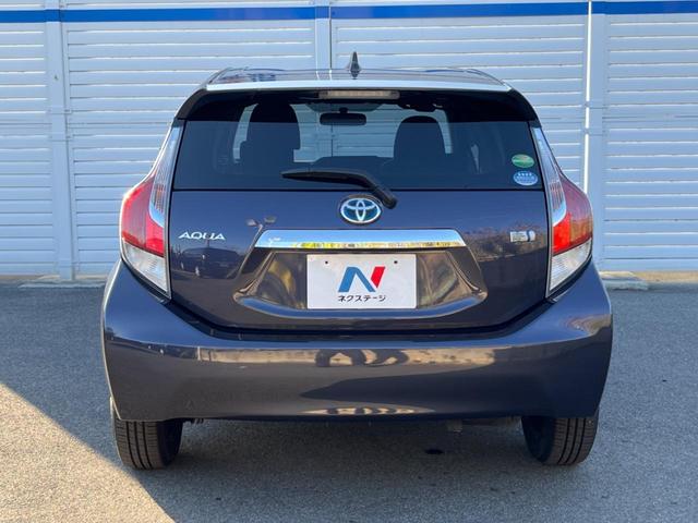 アクア S SDナビ スマートキー ビルトインETC オートライト オートエアコン CD 地デジ(15枚目)
