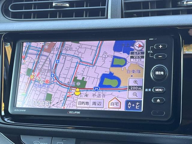 アクア S SDナビ スマートキー ビルトインETC オートライト オートエアコン CD 地デジ(25枚目)