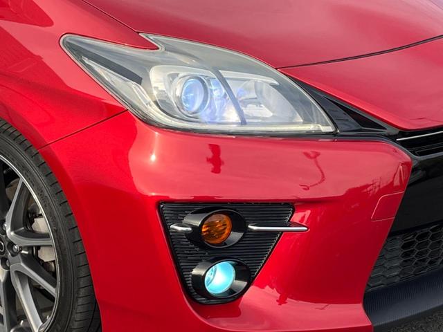 プリウス Sツーリングセレクション・G’s SDナビ バックカメラ スマートキー HIDヘッド ビルトインETC クルコン 純正18インチアルミ オートライト オートエアコン Bluetooth CD DVD再生 フルセグ HIDフォグ(12枚目)