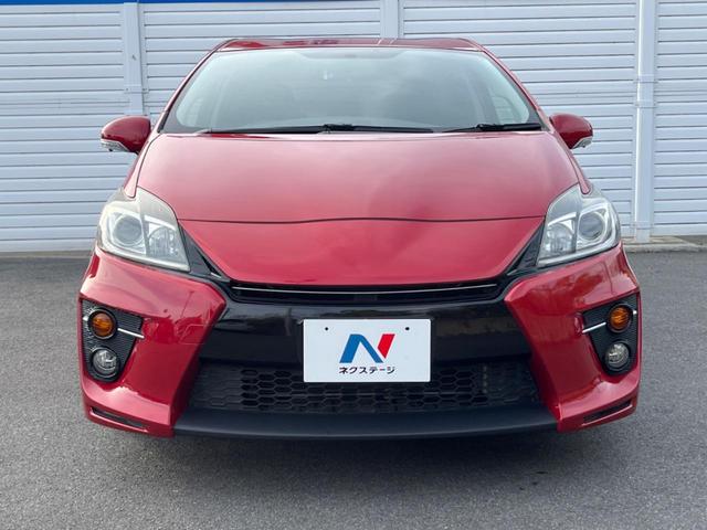 プリウス Sツーリングセレクション・G’s SDナビ バックカメラ スマートキー HIDヘッド ビルトインETC クルコン 純正18インチアルミ オートライト オートエアコン Bluetooth CD DVD再生 フルセグ HIDフォグ(14枚目)