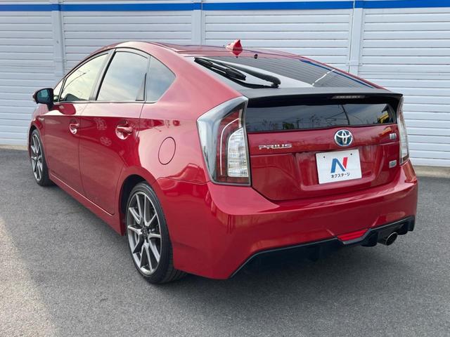 プリウス Sツーリングセレクション・G’s SDナビ バックカメラ スマートキー HIDヘッド ビルトインETC クルコン 純正18インチアルミ オートライト オートエアコン Bluetooth CD DVD再生 フルセグ HIDフォグ(27枚目)