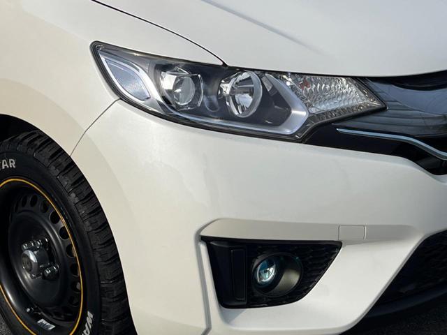 フィットハイブリッド Lパッケージ 純正SDナビ ハーフレザーシート ドラレコ スマートキー LEDヘッド ビルトインETC クルコン オートライト オートエアコン Bluetooth CD DVD再生 LEDフォグ(12枚目)