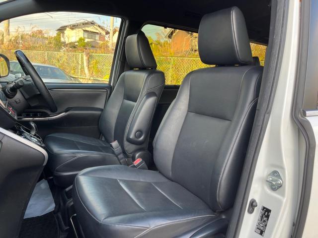 エスクァイア ハイブリッドGi 両側電動ドア 純正SDナビ バックカメラ 衝突被害軽減システム レザー調シート スマートキー LEDヘッド ビルトインETC クルコン 純正15インチアルミ オートハイビーム 車線逸脱警報(42枚目)