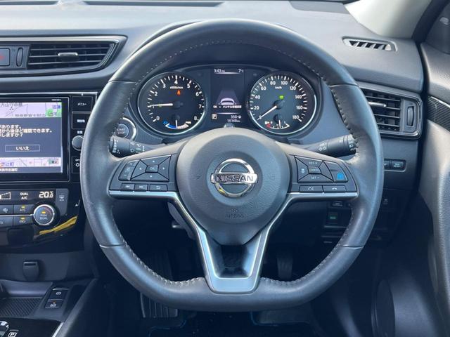 エクストレイル 20Xi ハイブリッド 4WD 純正SDナビ 全周囲カメラ プロパイロット 電動リアゲート ハーフレザーシート 全席シートヒーター スマートキー LEDヘッド 純正17インチアルミ オートライト オートエアコン(12枚目)