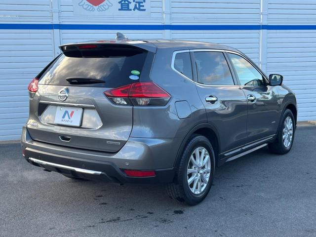 エクストレイル 20Xi ハイブリッド 4WD 純正SDナビ 全周囲カメラ プロパイロット 電動リアゲート ハーフレザーシート 全席シートヒーター スマートキー LEDヘッド 純正17インチアルミ オートライト オートエアコン(18枚目)