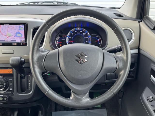 ワゴンＲ ＦＸリミテッド　ＳＤナビ　スマートキー　ＨＩＤヘッド　ＥＴＣ　純正１４インチアルミ　オートエアコン　Ｂｌｕｅｔｏｏｔｈ　ＣＤ　フルセグ（10枚目）