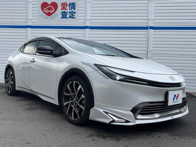 プリウス Z フルエアロ 全周囲カメラ 衝突被害軽減システム レザーシート 前席シートエアコン パワーシート コーナーセンサー スマートキー LEDヘッド ETC2.0 純正19インチアルミ パークアシスト(16枚目)