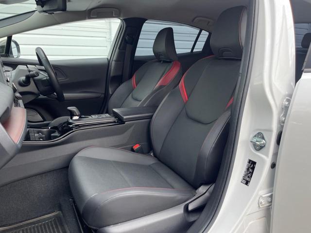 プリウス Z フルエアロ 全周囲カメラ 衝突被害軽減システム レザーシート 前席シートエアコン パワーシート コーナーセンサー スマートキー LEDヘッド ETC2.0 純正19インチアルミ パークアシスト(40枚目)