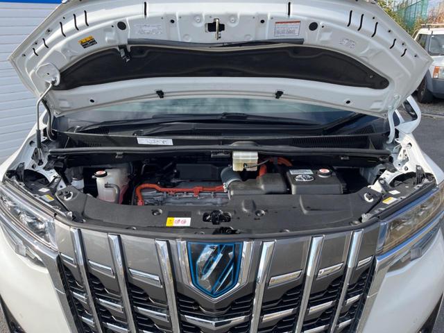 アルファードハイブリッド X 4WD サンルーフ 両側電動ドア 純正SDナビ 後席モニター バックカメラ 衝突被害軽減システム レーダークルーズ 禁煙車 スマートキー LEDヘッド 純正18インチアルミ デュアルエアコン(19枚目)