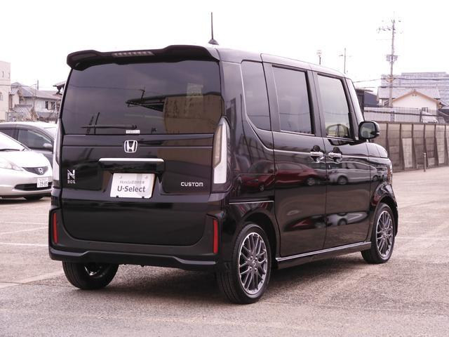 Ｎ－ＢＯＸカスタム ターボ　デモカー　９インチナビ　両側電動スライドドア　ドラレコ　シートヒーター　バックカメラ　障害物センサー　ＥＴＣ　ＤＶＤ　Ｂｌｕｅｔｏｏｔｈ　ＬＥＤヘッドライト　横滑り防止装置　衝突被害軽減ブレーキ（14枚目）