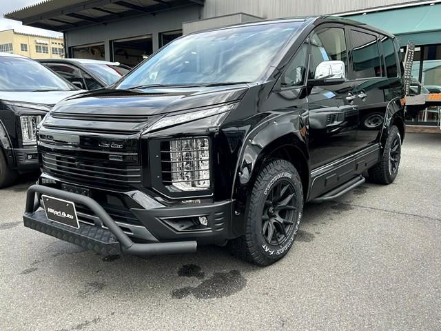 デリカＤ：５ Ｐ　オーバーフェンダーフロントバンパーガードリアガードバーナビ後席モニターＥＴＣドラレコサイドステップ（4枚目）