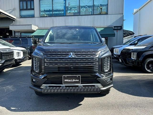 デリカD:5 ジャスパー 4インチアップオーバーフェンダーナビ後席モニターフロントガードバーリアガードバー(4枚目)