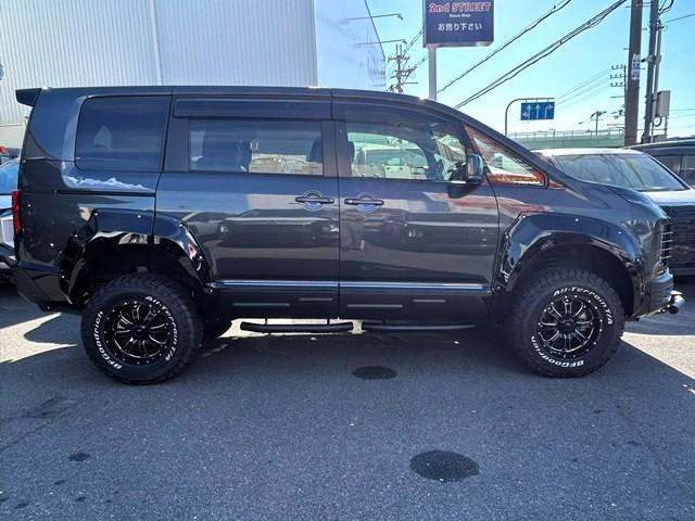 デリカD:5 ジャスパー 4インチアップオーバーフェンダーナビ後席モニターフロントガードバーリアガードバー(6枚目)