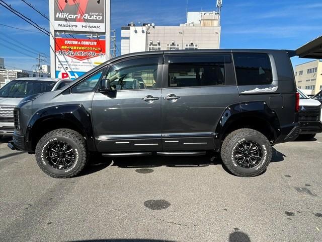 デリカD:5 ジャスパー 4インチアップオーバーフェンダーナビ後席モニターフロントガードバーリアガードバー(7枚目)