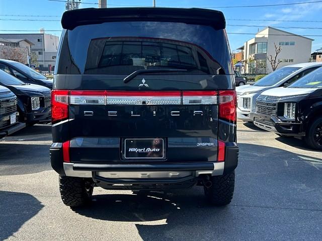 デリカD:5 ジャスパー 4インチアップオーバーフェンダーナビ後席モニターフロントガードバーリアガードバー(9枚目)