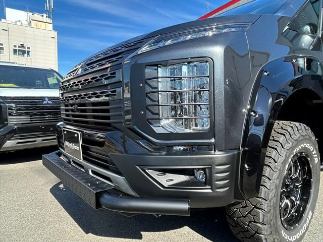 デリカD:5 ジャスパー 4インチアップオーバーフェンダーナビ後席モニターフロントガードバーリアガードバー(22枚目)