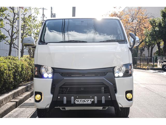 ロングＤＸ　車中泊ベットキット　バンパーガード　インナーブラックＬＥＤヘッド　イエローフォグ　デビルボンネット　ＥＴＣ　新品１６インチＡＷブロックタイヤ　新品ハンドル＆シートカバー　マッドガード(5枚目)