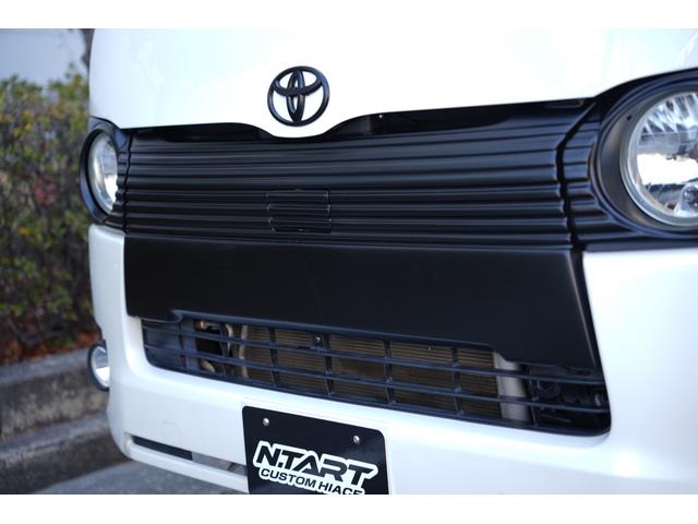 ハイエースバン ロングスーパーGL 車中泊ベッドキット 丸目キット 木目調ハンドル・インテリアパネル Buttlerシートカバー ETC フォグランプ(12枚目)