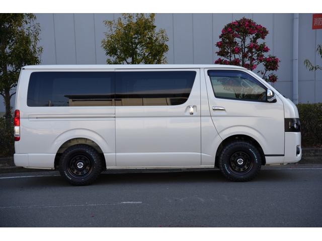 ハイエースバン ロングスーパーGL 車中泊ベッドキット 丸目キット 木目調ハンドル・インテリアパネル Buttlerシートカバー ETC フォグランプ(32枚目)