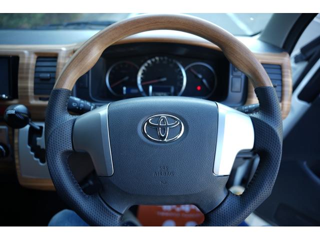 ハイエースバン ロングスーパーGL 車中泊ベッドキット 丸目キット 木目調ハンドル・インテリアパネル Buttlerシートカバー ETC フォグランプ(38枚目)