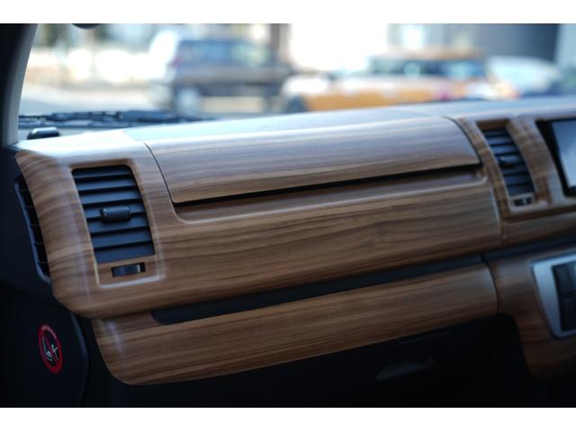 ハイエースバン ロングスーパーGL 車中泊ベッドキット 丸目キット 木目調ハンドル・インテリアパネル Buttlerシートカバー ETC フォグランプ(47枚目)