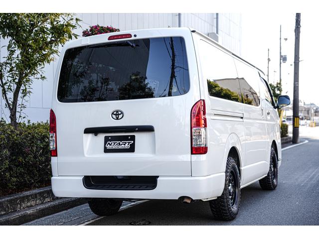 ハイエースバン ロングスーパーGL 車中泊ベッドキット 丸目キット 木目調ハンドル・インテリアパネル Buttlerシートカバー ETC フォグランプ(56枚目)