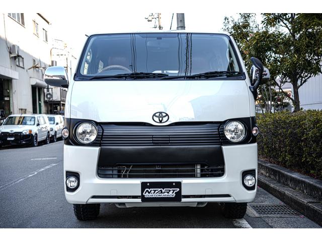 ハイエースバン ロングスーパーGL 車中泊ベッドキット 丸目キット 木目調ハンドル・インテリアパネル Buttlerシートカバー ETC フォグランプ(57枚目)