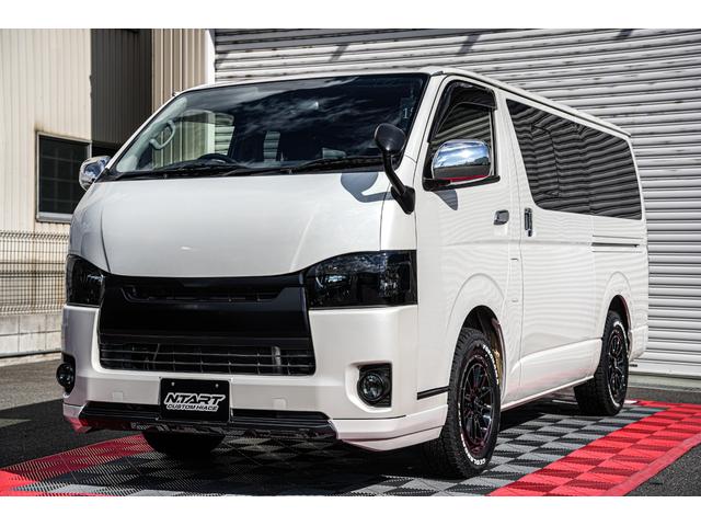 ハイエースバン スーパーＧＬ　ダークプライム　バッドフェイス　スモークヘッドライト　４１５Ｓａｆａｒｉフロントスポイラー　プッシュスタート　トヨタ純正ナビ　ＥＴＣ（59枚目）