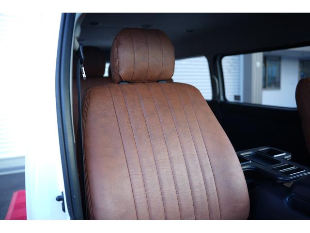 ハイエースワゴン ＧＬ　丸目キット　片側電動パワースライドドア　全席シートカバー　４１５Ｓａｆａｒｉフルエアロ　バッドフェイス　ＥＴＣ　Ｂｕｔｔｌｅｒドリンクホルダー（50枚目）