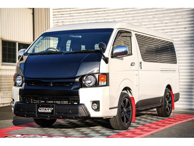 ハイエースワゴン ＧＬ　丸目キット　片側電動パワースライドドア　全席シートカバー　４１５Ｓａｆａｒｉフルエアロ　バッドフェイス　ＥＴＣ　Ｂｕｔｔｌｅｒドリンクホルダー（65枚目）