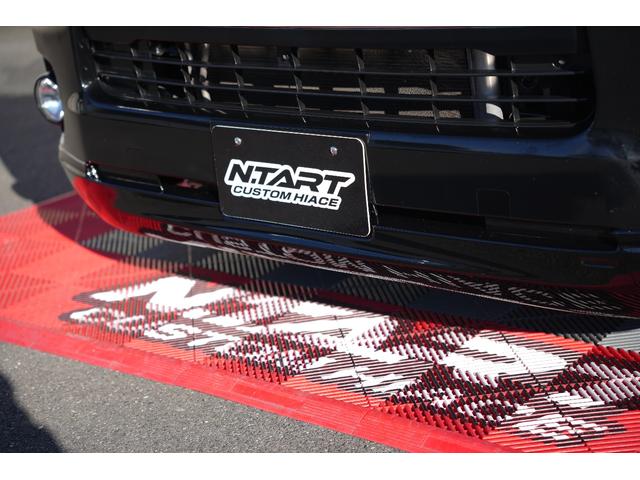 ハイエースバン ロングスーパーGL 車中泊ベッドキット バッドフェイス プッシュスタート 両側電動パワースライドドア ETC Buttlerシートカバー・木目調インテリアセット(13枚目)