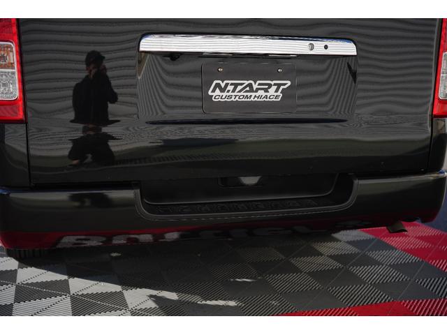 ハイエースバン ロングスーパーGL 車中泊ベッドキット バッドフェイス プッシュスタート 両側電動パワースライドドア ETC Buttlerシートカバー・木目調インテリアセット(18枚目)