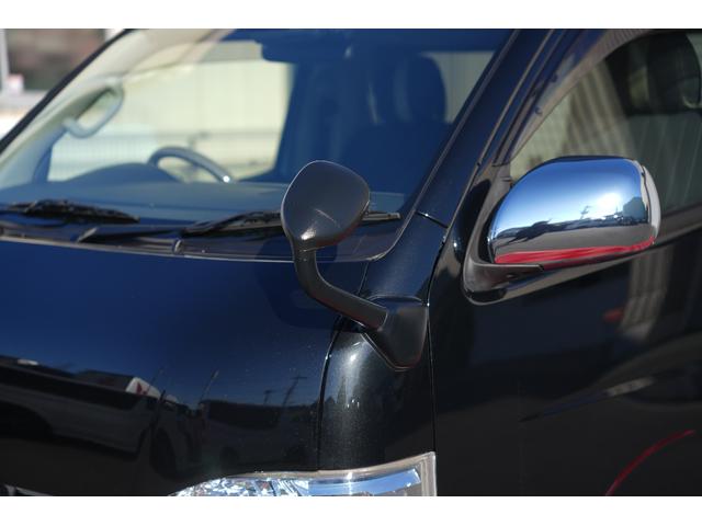 ハイエースバン ロングスーパーGL 車中泊ベッドキット バッドフェイス プッシュスタート 両側電動パワースライドドア ETC Buttlerシートカバー・木目調インテリアセット(19枚目)