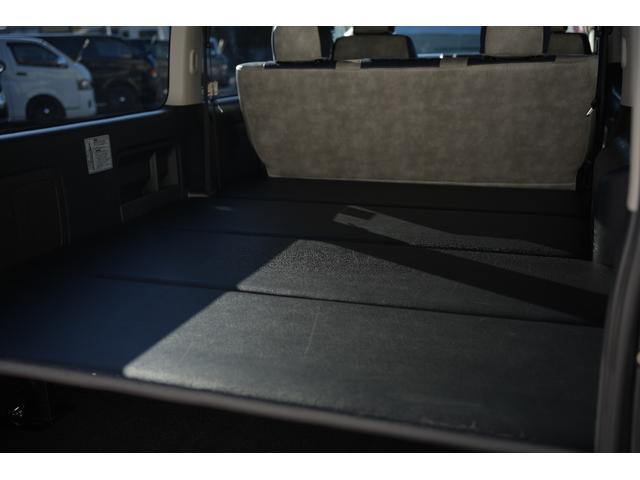 ハイエースバン ロングスーパーGL 車中泊ベッドキット バッドフェイス プッシュスタート 両側電動パワースライドドア ETC Buttlerシートカバー・木目調インテリアセット(59枚目)